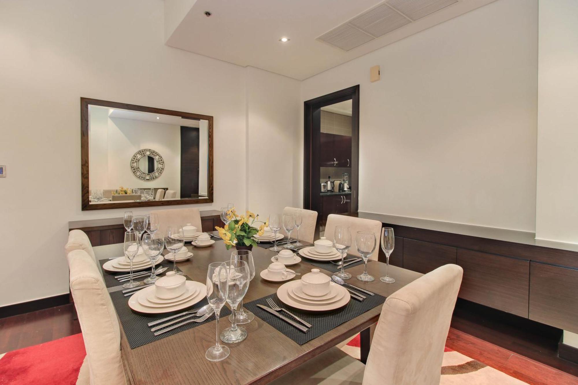 Luxe Getaways Royal Amwaj Palm Jumeirah Resort Apartment Holiday Home Dubaj Exteriér fotografie