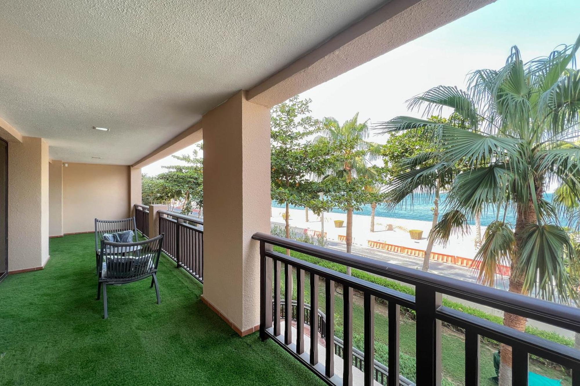 Luxe Getaways Royal Amwaj Palm Jumeirah Resort Apartment Holiday Home Dubaj Exteriér fotografie
